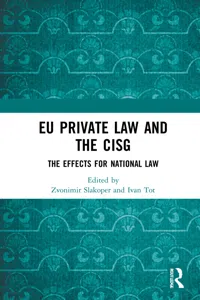 EU Private Law and the CISG_cover