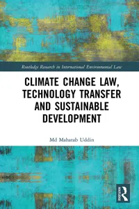 Climate Change Law, Technology Transfer and Sustainable Development_cover