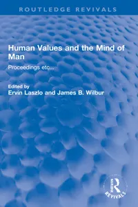 Human Values and the Mind of Man_cover