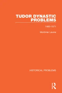 Tudor Dynastic Problems_cover