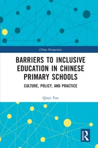 Barriers to Inclusive Education in Chinese Primary Schools_cover