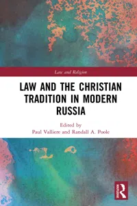 Law and the Christian Tradition in Modern Russia_cover