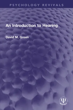 An Introduction to Hearing