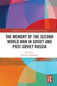 The Memory of the Second World War in Soviet and Post-Soviet Russia_cover
