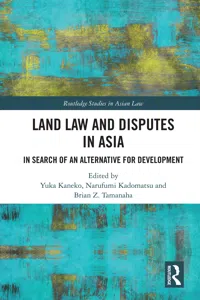 Land Law and Disputes in Asia_cover
