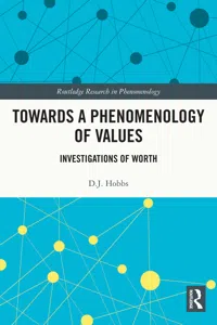 Towards a Phenomenology of Values_cover