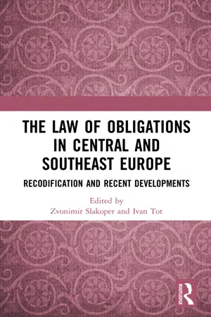 The Law of Obligations in Central and Southeast Europe