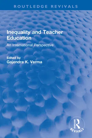 Inequality and Teacher Education