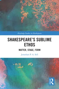 Shakespeare's Sublime Ethos_cover