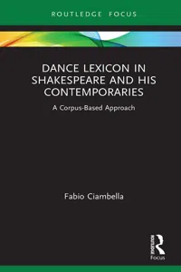 Dance Lexicon in Shakespeare and His Contemporaries_cover