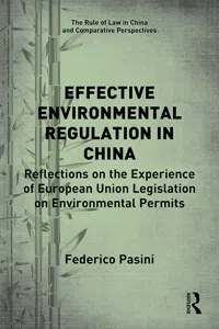 Effective Environmental Regulation in China_cover