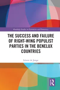 The Success and Failure of Right-Wing Populist Parties in the Benelux Countries_cover