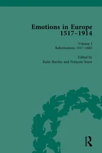 Emotions in Europe, 1517-1914_cover