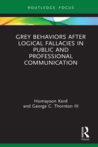 Grey Behaviors after Logical Fallacies in Public and Professional Communication_cover