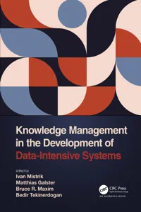 Knowledge Management in the Development of Data-Intensive Systems_cover