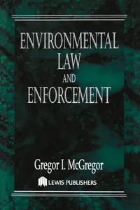 Environmental Law and Enforcement_cover