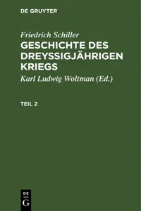 Friedrich Schiller: Geschichte des dreyßigjährigen Kriegs. Teil 2_cover