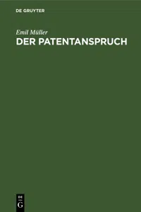 Der Patentanspruch_cover