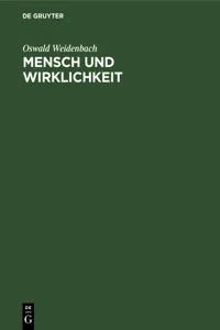 Mensch und Wirklichkeit_cover