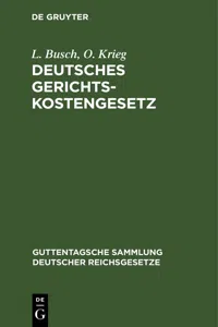 Deutsches Gerichtskostengesetz_cover