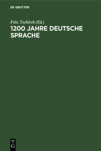 1200 Jahre deutsche Sprache_cover