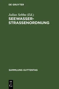 Seewasserstraßenordnung_cover