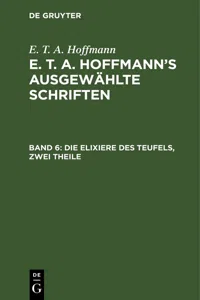 Die Elixiere des Teufels, zwei Theile_cover