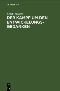 Der Kampf um den Entwickelungs-Gedanken_cover