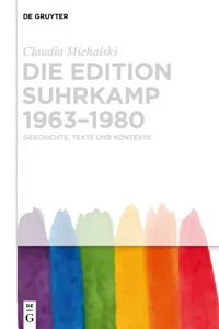 Die edition suhrkamp 1963–1980_cover