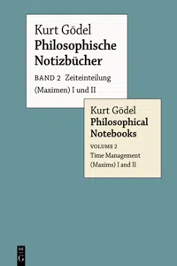 Zeiteinteilung I und II / Time Management I and II_cover