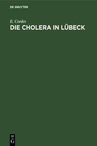 Die Cholera in Lübeck_cover