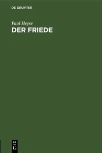 Der Friede_cover