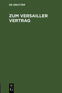 Zum Versailler Vertrag_cover