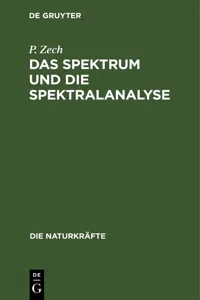 Das Spektrum und die Spektralanalyse_cover