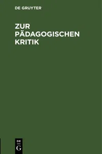 Zur pädagogischen Kritik_cover