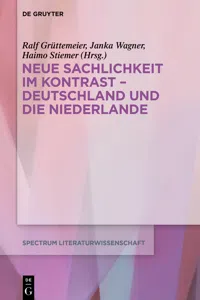 Neue Sachlichkeit im Kontrast – Deutschland und die Niederlande_cover