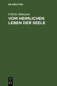 Vom heimlichen Leben der Seele_cover