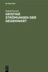 Geistige Strömungen der Gegenwart_cover