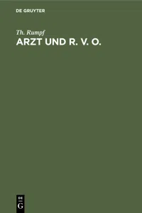 Arzt und R. V. O._cover