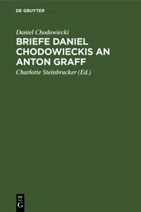 Briefe Daniel Chodowieckis an Anton Graff_cover