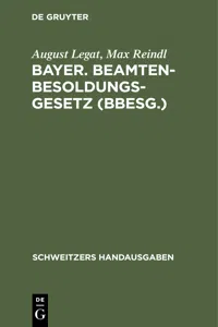 Bayer. Beamten-Besoldungsgesetz_cover