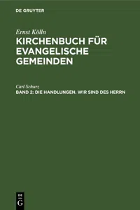 Die Handlungen. Wir sind des Herrn_cover