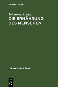 Die Ernährung des Menschen_cover