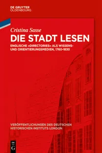 Die Stadt lesen_cover