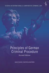 Principles of German Criminal Procedure_cover