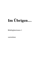 Im Übrigen…_cover