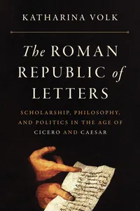 The Roman Republic of Letters_cover