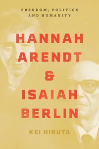 Hannah Arendt and Isaiah Berlin_cover