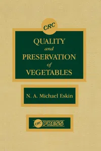 Quality and Preservation of Vegetables_cover