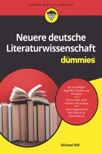 Neuere Deutsche Literaturwissenschaft für Dummies_cover